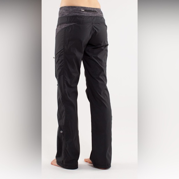 Lululemon- Dance Studio- Travel 2 Track- Black/Space Dye-Size 12- 33” Inseam.. - Picture 6 of 16